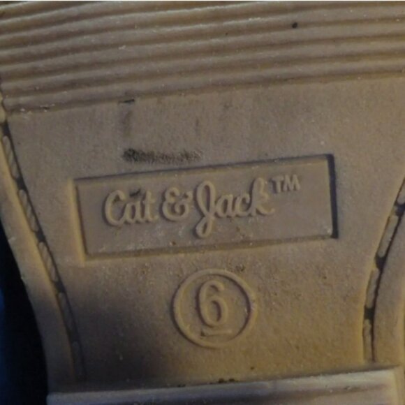 CAT & JACKS TODDLER WESTERN BABY COWGIRL GIRLS sz6 WESTERN ZIPPER BOOTS RC 1430 - Picture 6 of 7